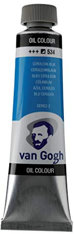 Van Gogh Ölfarbe, 40ml Tube, Cölinblau 534