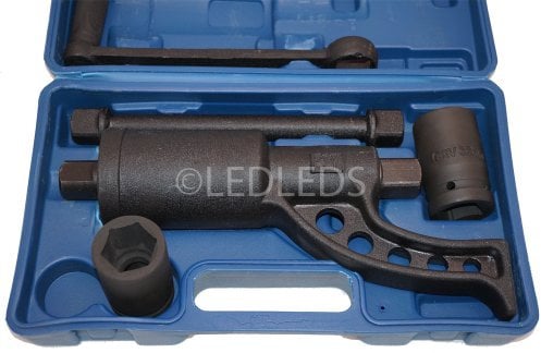 LED LEDS MOLTIPLICATORE DI FORZA-CHIAVE SVITA BULLONI PER RUOTE CAMION-TRATTORI-FURGONI
