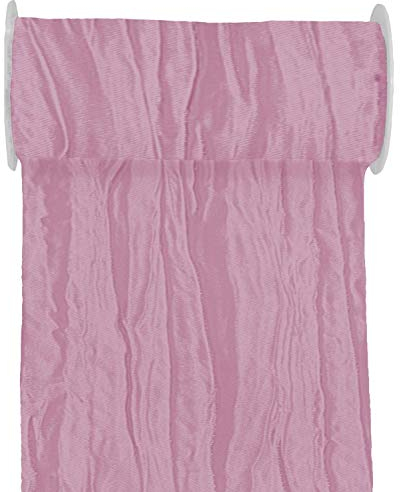 Unbekannt 10m Fripe TAFT 200mm Tischläufer Rosa Mauve Pflaume Altrosa Tischdeko Tischdeko Hochzeit Taufe Kommunion Konfirmation, Farbe:Mauve