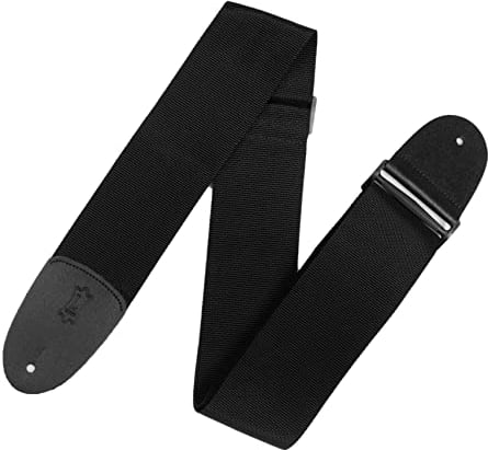Levy's Leathers Levy's Gitarrengurt (Polypropylen, ca. 7,5 cm breit) schwarz M8P3-BLK