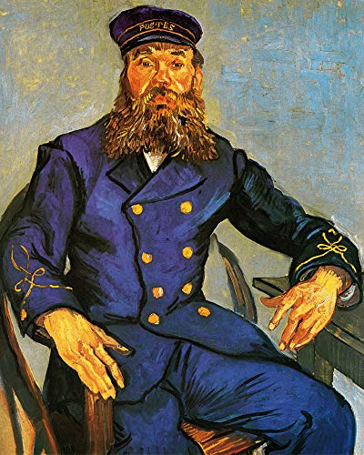 1art1 Vincent Van Gogh Poster Porträt des Briefträgers Joseph Roulin, 1888 Kunstdruck Bild 50x40 cm