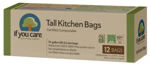 If You Care Tall Kitchen Bags 12 Bags (Pack of 2)