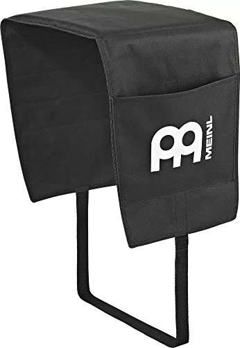 Meinl Percussion Cajon Blanket - Cajon Sitzauflage mit Taschen für Cajon Add-Ons/Cajon Zubehör aus straparzierfähigem Nylon, Schwarz (CAJ-BLK)