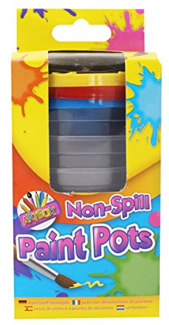 THE ART BOXARTBOX Non Spill Paint Pot (Pack of 3), 5122.0