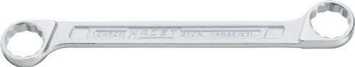 Hazet 610N-24X26 Chiave a Doppio Anello, Argento, Apertura Chiave 24 X 26, Lunghezza 254 mm