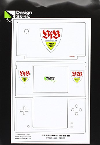 DeinDesign DesignSkins für Nintendo DSi, VFB Stuttgart, rot-weiß, Vinyl, Kratzfest, Einfach zu entfernen