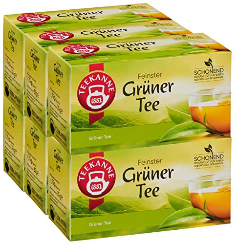Teekanne Gr?ner Tee 20 Beutel, 6er Pack (6 x 35 g Packung)