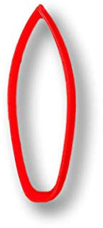 Arbi Design Surfbrett Cookie Cutter, Plastik, Unterschiedlich, 7,6 cm