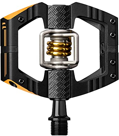 MALLET ENDURO 11 Pedale schwarz-gold / goldene Feder