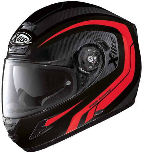 X-LITE Helm, Schwarz/Rot (Swift), XL