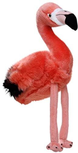 Carl Dick Peluche Flamant Oiseau, 35cm Total, 22cm Corps 2816
