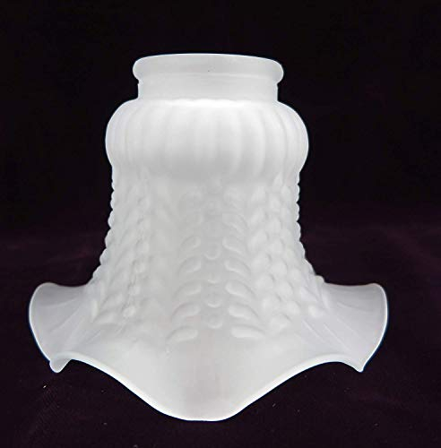 Paralume bianco satinato ricambio per lampadari