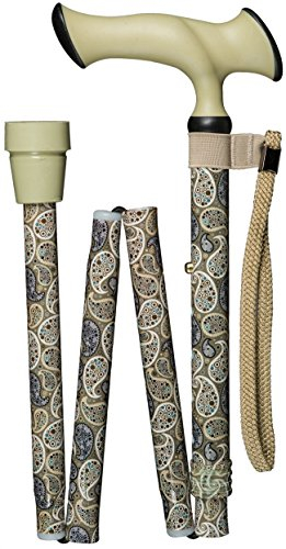 Gastrock Deluxe-Faltstock Super-Soft Escort-Ergonomic Paisley