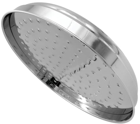 Kingston Brass K125A1 10 Inch Diameter Brass Rain Drop Shower Head - Polished Chrome