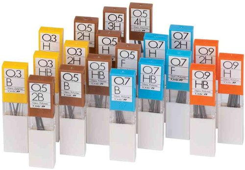 TOMBOW DruckbleistiftMine, Härtegrad 2H, Stärke 0, 9 mm