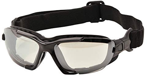 Portwest PW11 Levo 2 in 1 Safety Glasses / Goggles - Clear