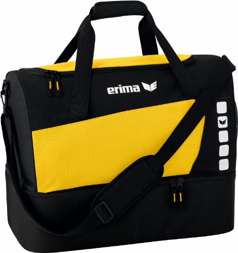 erima Sporttasche mit Bodenfach, gelb/schwarz, L, 76 Liter, 723338
