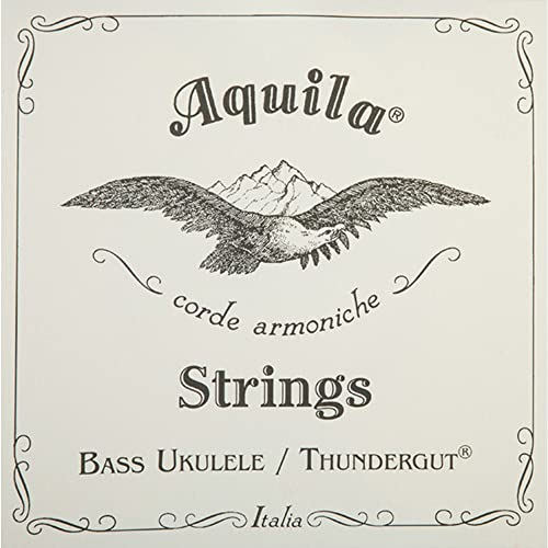 Aquila 69U - Cuerdas para ukelele bajo (sol, re, la, mi y si, para 5 cuerdas Kala U Bass y Ashbory Bass)