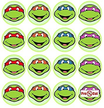 30 x Pre Cut Turtles Cupcake Toppers/Decorations Edible Wafer Paper