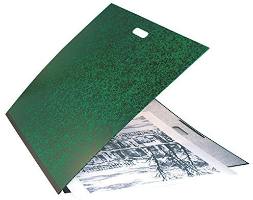 EXACOMPTA Carton à dessin vert avec poignée et élastique 59 x 72 cm