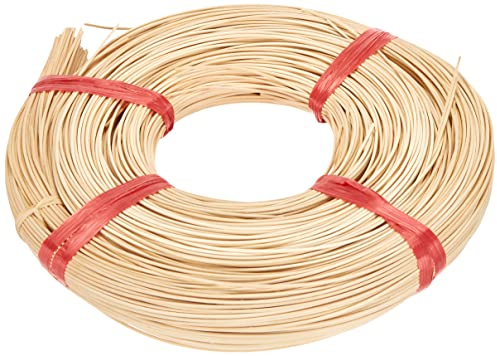 Rayher Rollo ratán natural, 1A Nr.3, 500 g (aprox. 280 m), 2mm ø, para tejer manualidades, 6503100