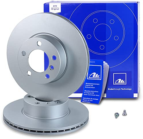 ATE Original Bremsscheibe - 1 Bremsscheibe - 24.0124-0203.1 - ECE-R90 | Kompatibel mit: AUDI A3 Sportback, BMW 1, 1, 2 Cabriolet, 2 Coupe, 3, 3, 3 Cabriolet, 3 Coupe, 3 Gran Turismo, 3 Touring