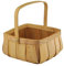 Harvest Woodchip Fruit Basket with Swing Handle