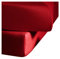 fleuresse Comfort Spannbettlaken (96 % Baumwolle, 4 % Elasthan), mit Rumdumgummizug, Ökotex Standard 100, für Matratzen bis 26 cm Höhe, 120 - 130 x 200 - 220 cm, bordeaux-rot