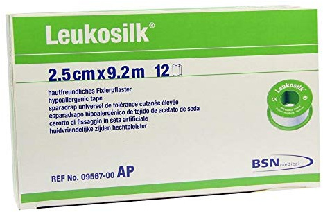 LEUKOSILK 2,5 cmx9,2 m 12 St
