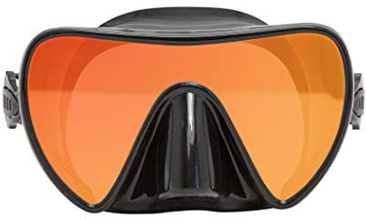 SeaDive Frameless SeaLite Rayblocker-HD w/Anti-Fog Scuba/Spearfishing/Freediving Dive Mask (SDM963BKSFL) by SeaDive