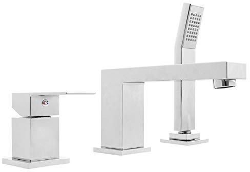Welfenstein 3-Loch Wannenrandarmatur WRA-75 Armatur Badewanne Wannenrand