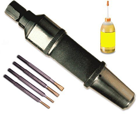 MARTELLO PNEUMATICO TIPO V + KIT SCALPELLI ATT. 12,5