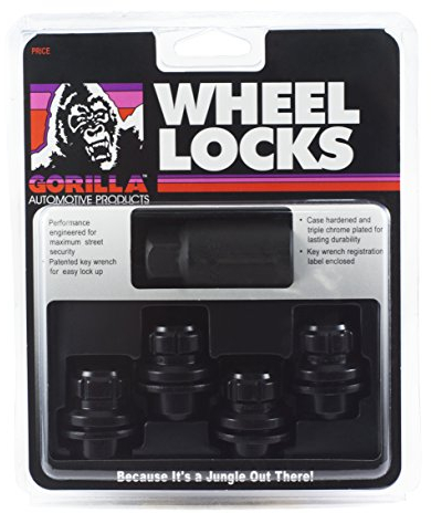 Gorilla Automotive 73631TBC Locking Lug Nuts & 1 Key for Toyota/Lexus Aluminum Wheels - Set of 4