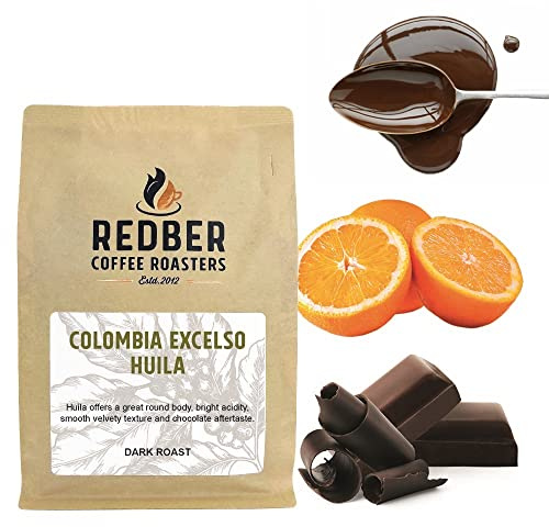 Redber Colombia Excelso Huila Filter Ground Coffee (Dark Roast) (250g)