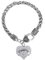 Armband für Diabetiker, Herzanhänger mit durchsichtigen Strasssteinen, Notfallarmband für Frauen von My Shape