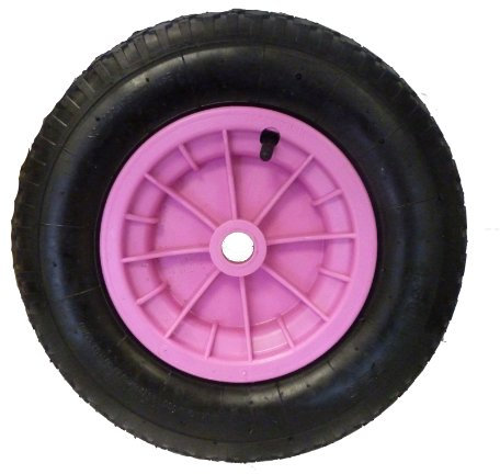 16 (4.80/4.00-8) Pneumatic Wheelbarrow Wheel (PINK) Launching Trolley
