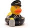 Duckshop I Badeente Pilot I Quietscheente I L: 7,5 cm I Quietscheentchen I Geschenk Luftpersonal I Präsent Sammler