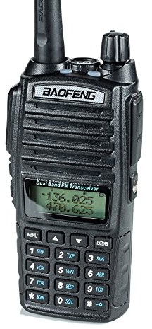BaoFeng UV-82HP High Power Dual Band Radio: 136-174mhz (VHF) 400-520mhz (UHF) Amateur (Ham) Portable Two-Way