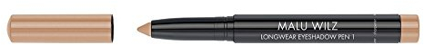 Malu Wilz Longwear Eyeshadow Pen Nr.1 Golden Sandy Beach - Wasserfester Lidschatten Stift mit schimmerndem Finish, Hochpigmentiert, cremig-zarte Textur