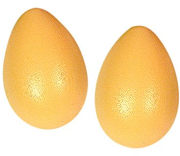 LP Latin Percussion LPR004-SS Rhythmix Egg Shaker Sunshine 1 paio, atossico - educazione musicale in asili e scuole di musica