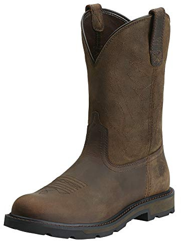Ariat BMVY9 Mens Groundbreaker Work Boot Brown 10.5