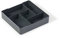 Durable 338658 Coffee Point Case, Organizer da Cassetto a 5 Scomparti, Lavabile in Lavastoviglie, 210x48x210 mm, Carbone