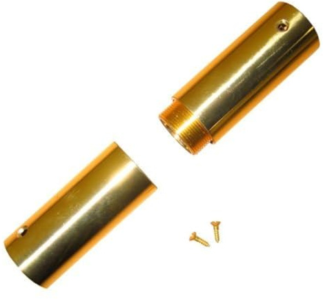 Eder Flag Verschraubung für 1-1/4 Zoll Durchmesser Eichenstangen Messing