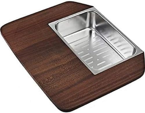 Teka 40199230 cesta y bandeja para el fregadero Acero inoxidable, Madera Acero inoxidable - Cestas y bandejas para el fregadero (Acero inoxidable, Madera, Acero inoxidable)