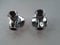 Wall Plate Elbow 15MM X 3/4 BSP Chrome 1 Pair