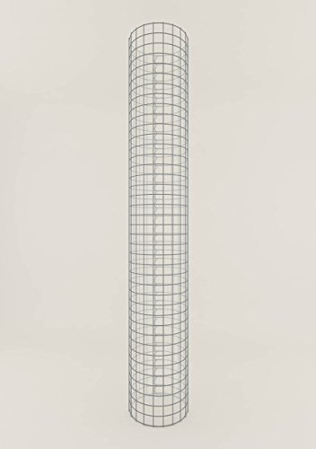 Gabiona - Runde Gabionensäule HxD: 160 x 32 cm - Maschenweite 5 x 5 cm - Säule ist verzinkt und korrosionsbeständig