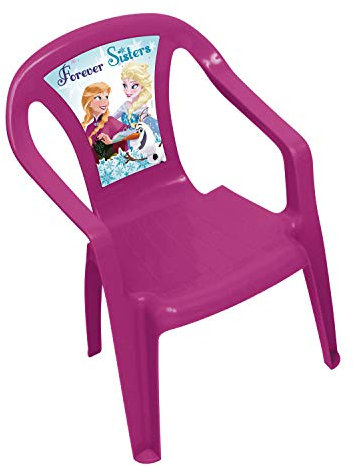 ROOM STUDIO 708534 Stuhl, Monoblock Disney Die Eiskönigin Kunststoff Rosa 36,5 x 30 x 50 cm