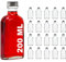 slkfactory 20 x 200 ML taschi Bouteilles en Verre avec Bouchon à vis 200 ML Liqueur, Schnaps - Bouteilles vin