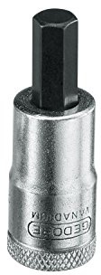 GEDORE 6241440 30 8 Schraubendrehereinsatz 3/8' Innen-6-kant 8 mm, 8 x 49 mm