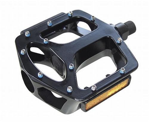 Point Mtb-Pedale mono Block Plus - Aluminium Glänzend, schwarz, 26015000